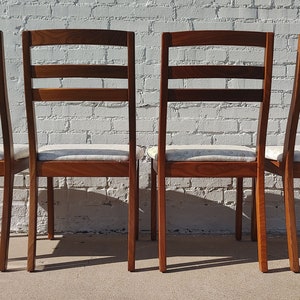 Mid Century Modern Teak English Dining Chairs image 5