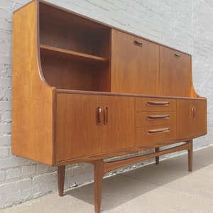 Mid Century English Modern G Plan Teak Hutch image 2