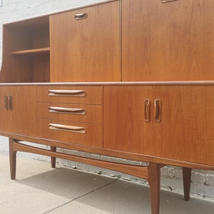 Mid Century English Modern G Plan Teak Hutch image 3