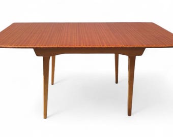 Mid Century Danish Teak Tile Drop Leaf Dining Table by Gangso