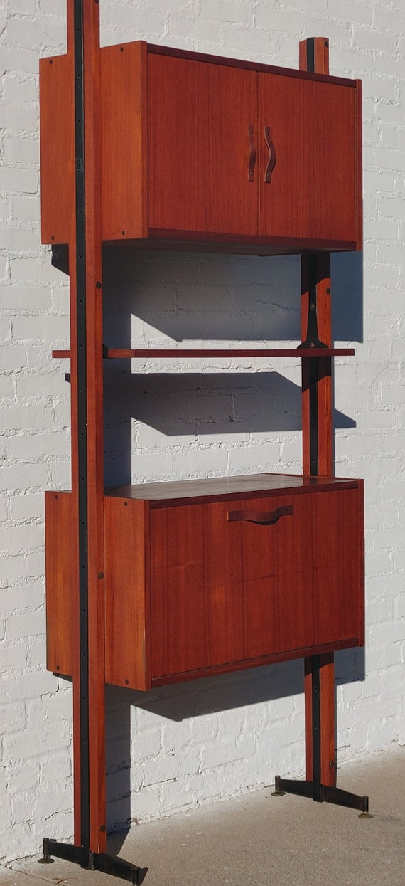 Teak modular wall unit deals