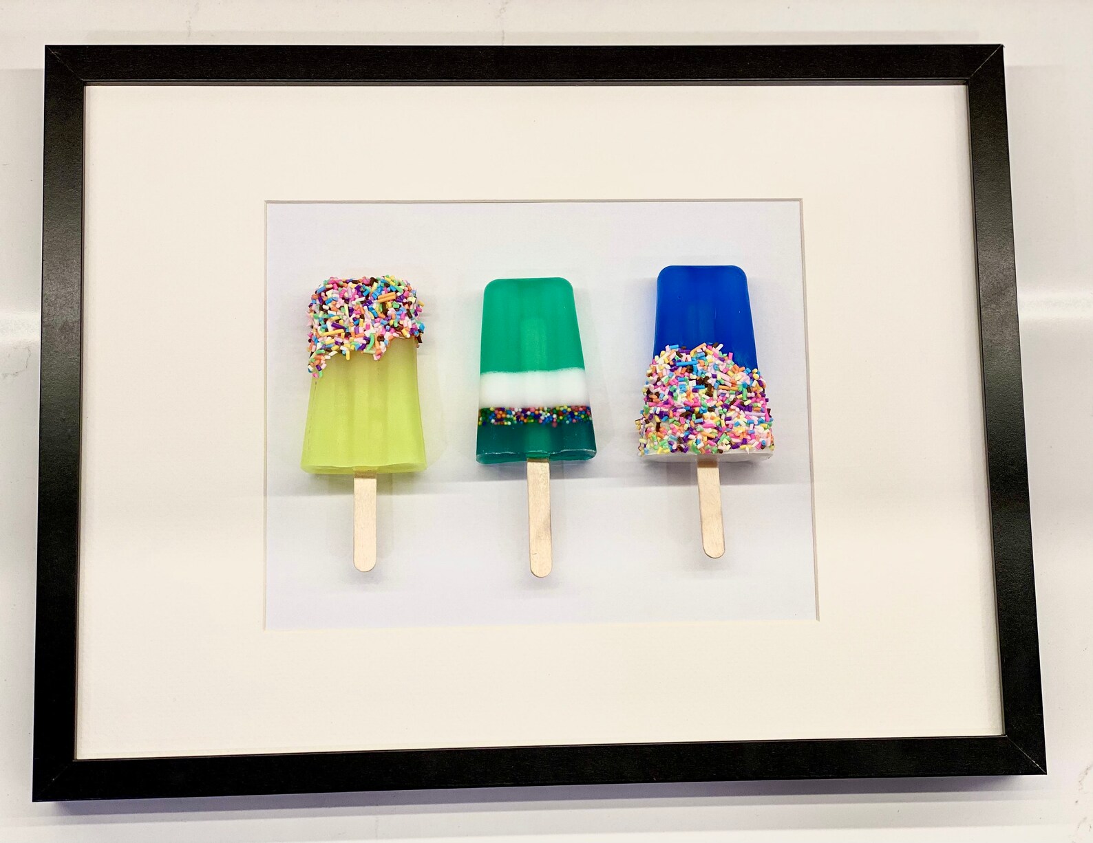 Resin Popsicle Wall Art Popsicle Painting Pop Art Popsicles Etsy