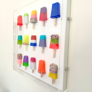 Resin Pops Wall Art, Pop Art resin