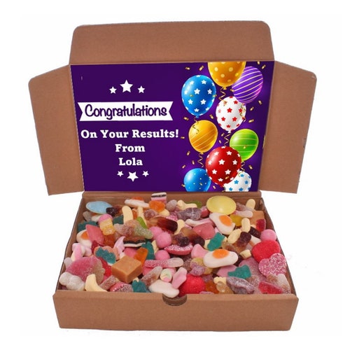 Sweet Box Large Personalised Pick and Mix Sweet Box Congratulations, pick and mix sweets, Congratulations gift