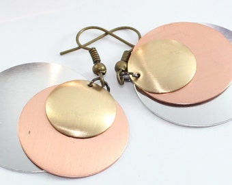 Copper Earrings - pure Chilean Copper