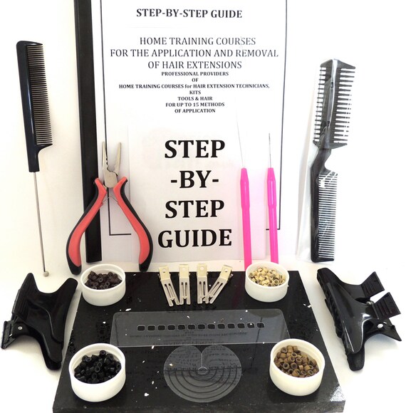 Micro Ring Micro Bead Hair Extension Kit And Training Guide Etsy