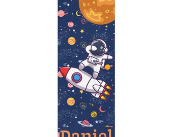 Kids Yoga Mat,Outerspace Yoga/Exercise Mat,Personalized Yoga Mat,Boy Yoga Mat,Custom Karate Exercise/Fitness Mat,Workout Mat,Custom Yogi Mat