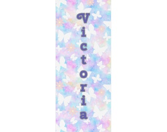 Kids Yoga Mat, Butterfly Yoga/ Pilates Exercise Mat, Personalized Yoga Mat,Girls Dance Mat,Custom Gymnastics Mat,Fitness Mat,Custom Yogi Mat