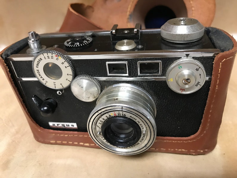 Vintage Argus C3 1950s Film Camera 35mm With Case Etsy