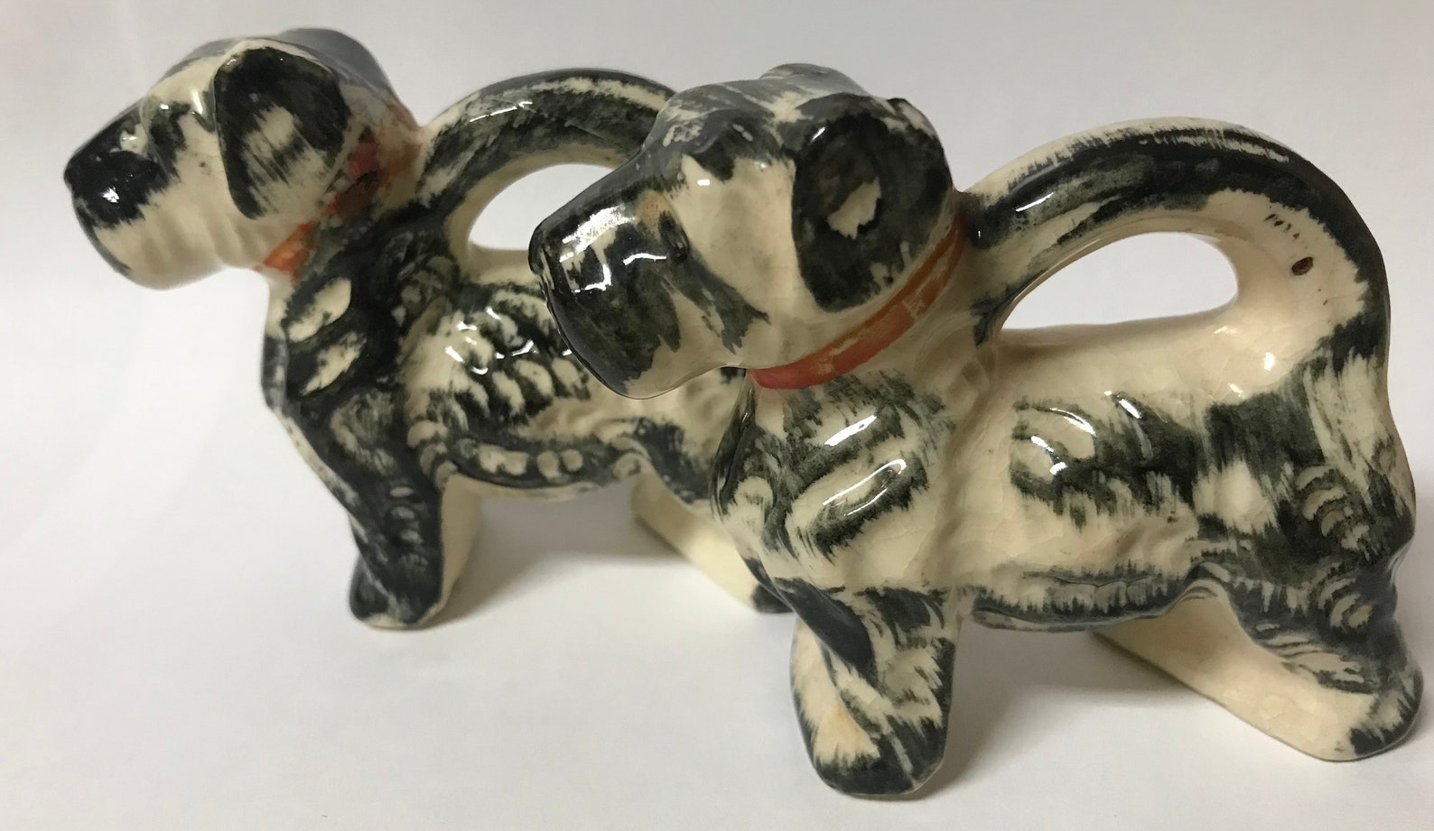 Vintage Schwarz/Weiß Scottish Terrier Scottie Hund Salz & Etsy
