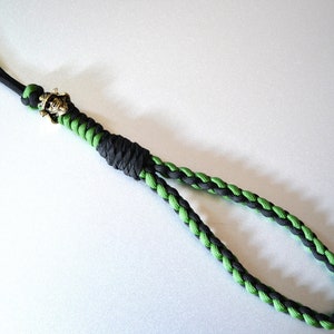 Correa de muñeca de paracord, cordón para cuchillo, hacha, cámara, linterna, lazo de cuentas de latón para casco espartano, regalo para hombres, correa de muñeca EDC