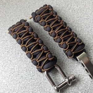 Paracord horlogebandje met gesp, horlogeband, horlogearmband, militaire horlogeband, horlogeaccessoires, herensieraden cadeau voor mannen, herencadeau