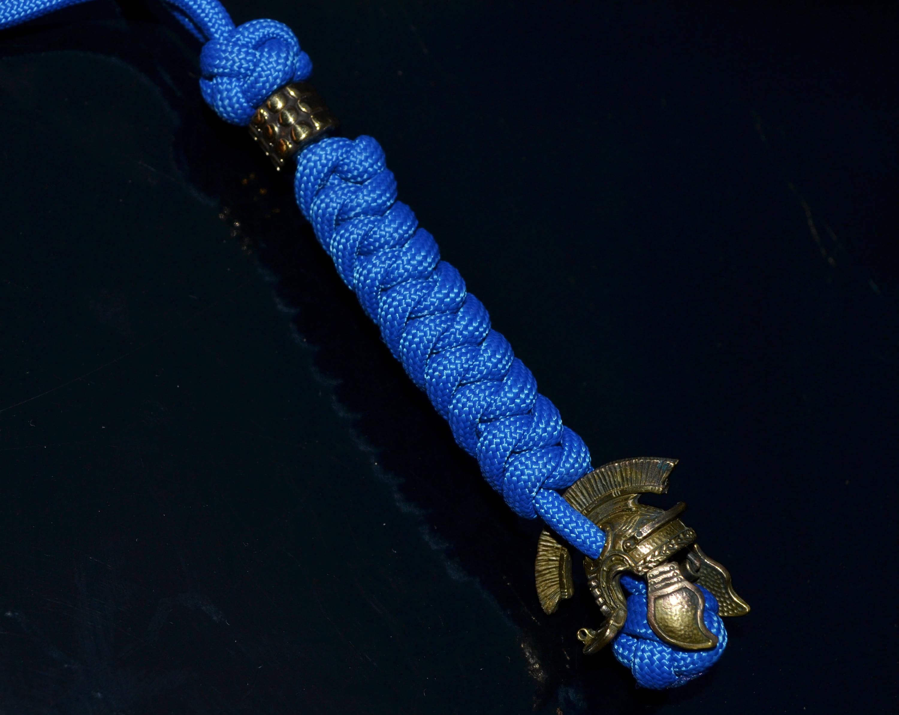 Knife lanyard Paracord knife/axe lanyard with brass bead Etsy