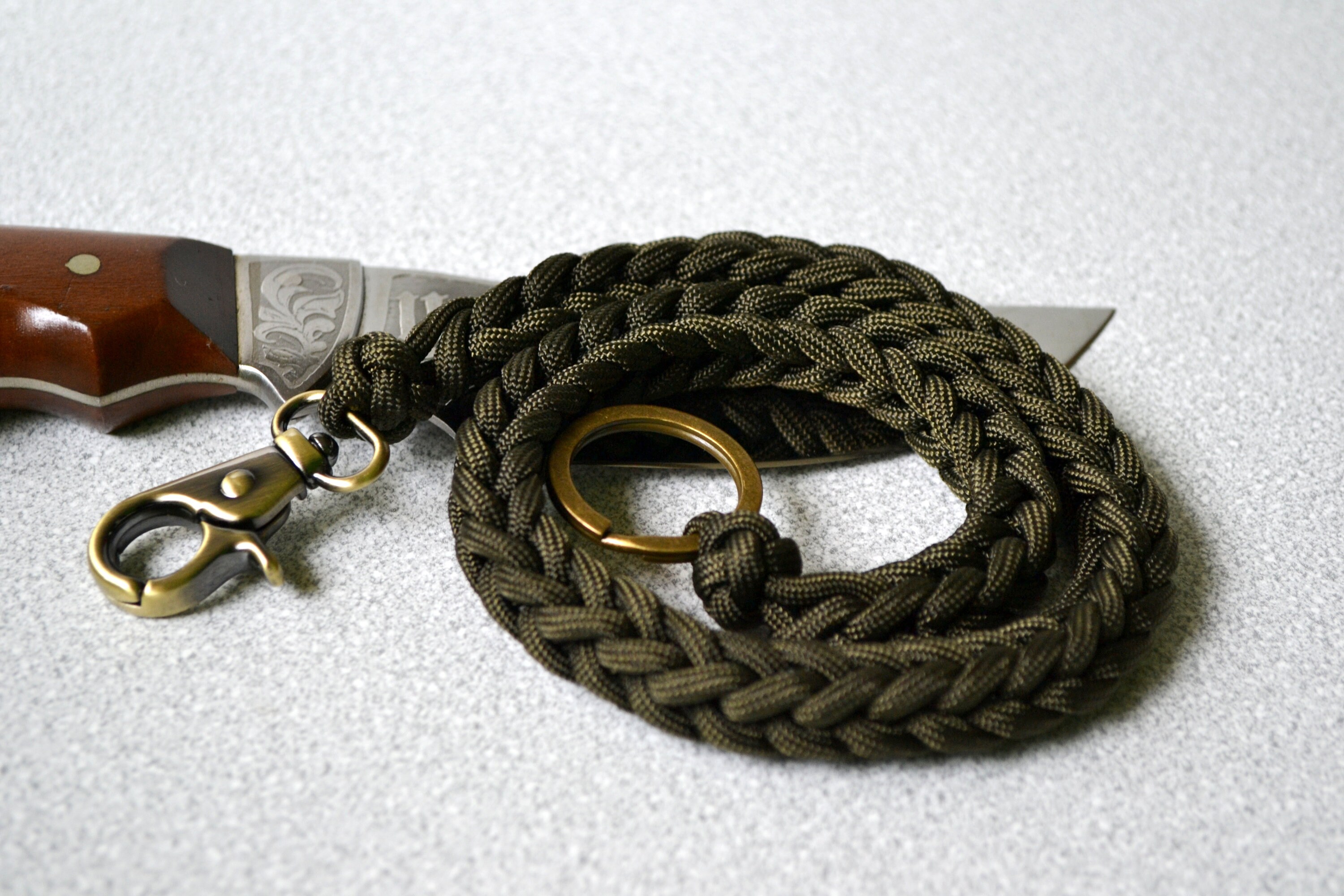 Anvil Signature Belt Charm Loop Wallet Chain Attachment - Bronze