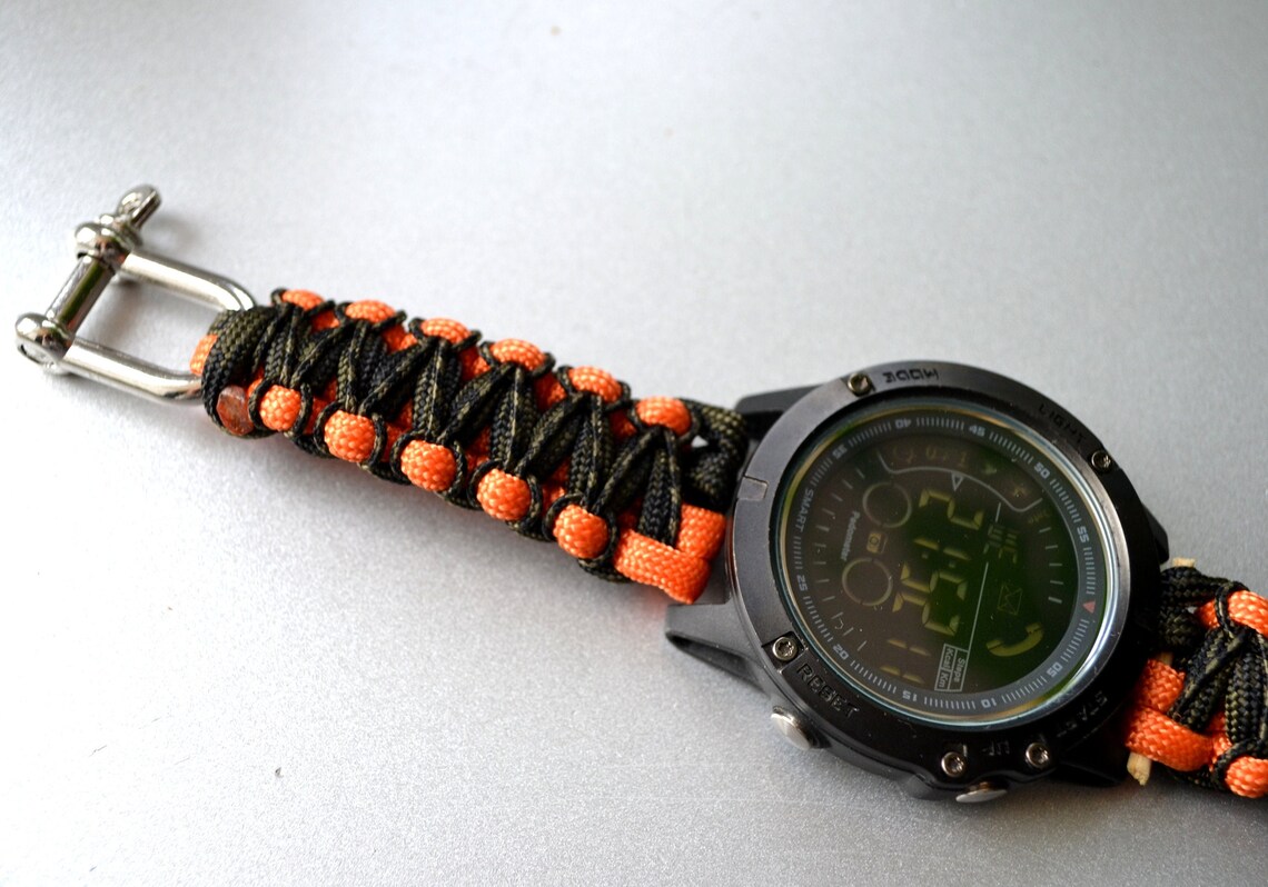 Paracord Watch Band Garmin Fenix Watch Bracelet Watches Etsy