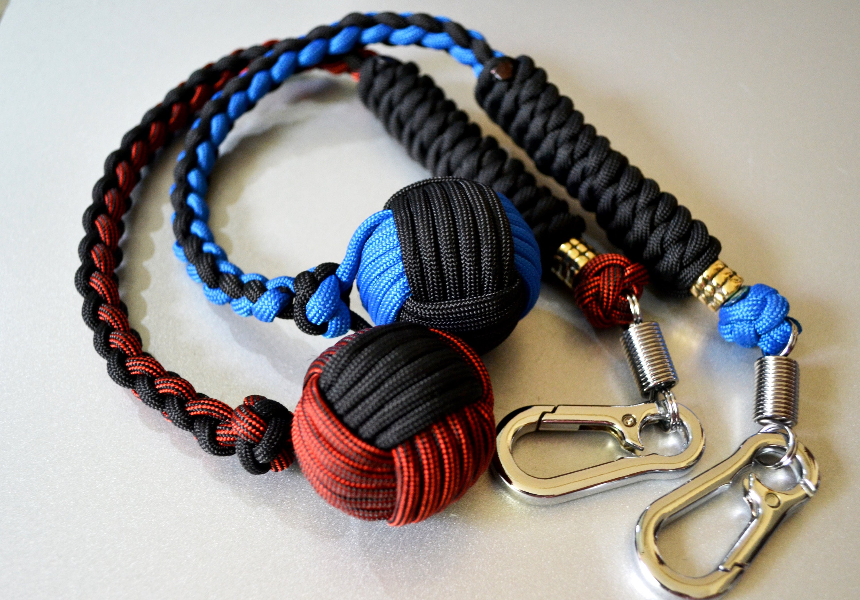 Monkey fist keychain Braided paracord monkey fist key chain Etsy