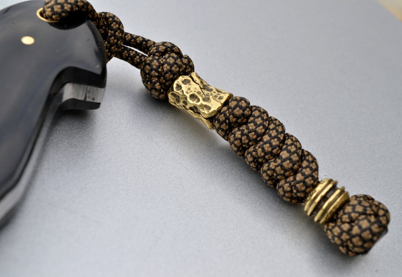 Paracord brass bead, EDC, knife lanyard bead, Supply for bracelets, paracord custom accessories, tactical image 7