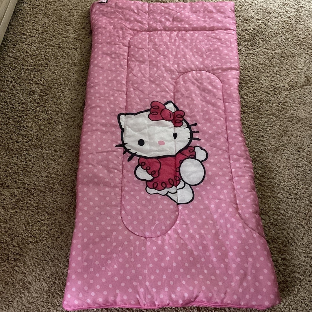 Sanrio Hello Kitty Sleeping Bag Reversible With Storage Bag Etsy