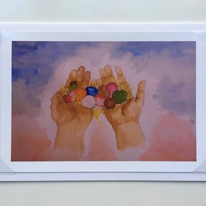 Die Frucht des Geistes - Handgemachte Grußkarte