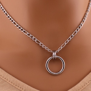 O Ring Discreet Submissive Day Collar