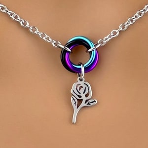 Sub O Ring and Rose Necklace