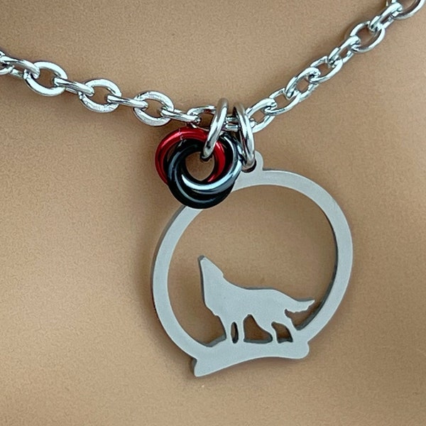 Wolf Power and Leadership Necklace - Gift for Dominate