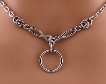 O Ring Necklace Celtic Chainmail