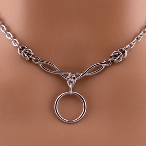 O Ring Necklace Celtic Chainmail