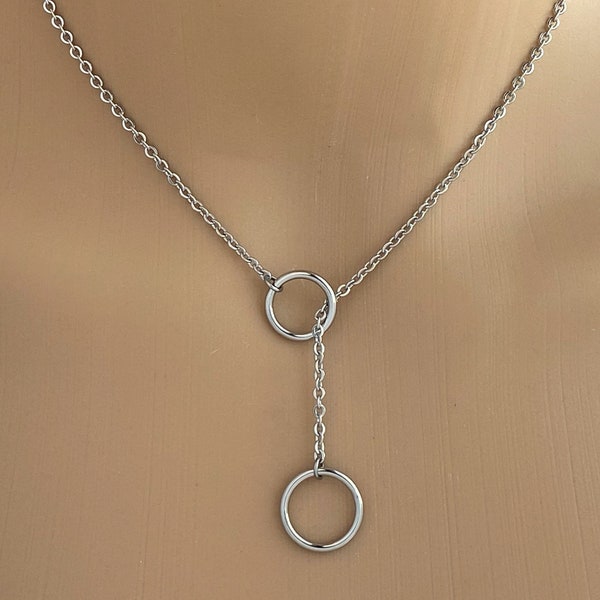 Discreet Day Collar BDSM O Ring Necklace