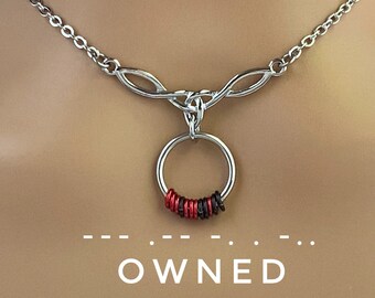 Morse Code Necklace - Customizable Jewelry