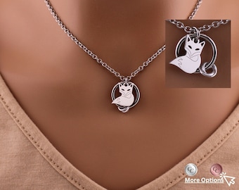 Fox Day Collar, Hidden Fidget Necklace