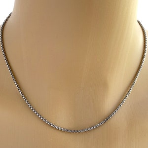 Necklace Box Chain Layering Necklace 24-7 Wear