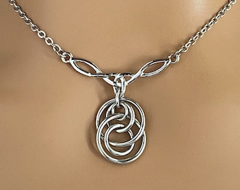 Submissive Necklace, Celtic Infinity Pedant