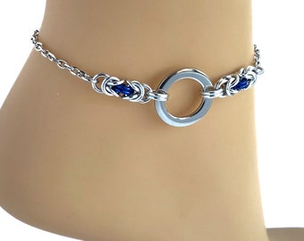 Tobillera Pulsera O Anillo Collar Cadena de bloqueo