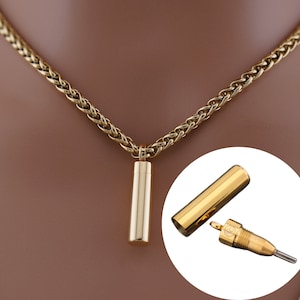 Gouden inbussleutelketting tarweketting
