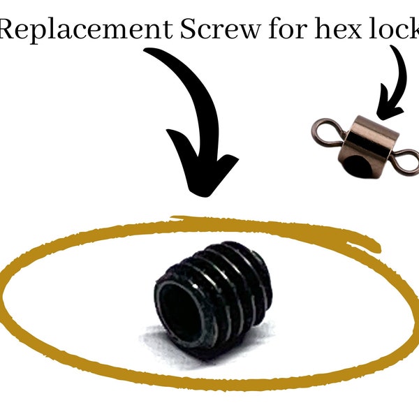 Day Collar Lock Screw Hex Lock Replacement Nut 1.5mm Screw