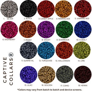 Custom Morse Code Necklace: Captive Collar Style (Up to 6 Letters) image 3