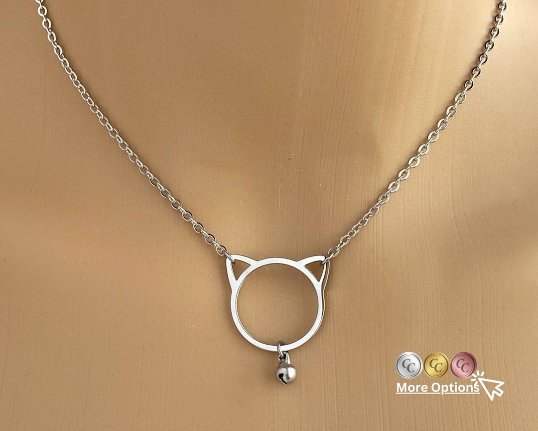 Sub Day Collar Kitten Collar Sub, Necklace With Lock, Discreet Sub