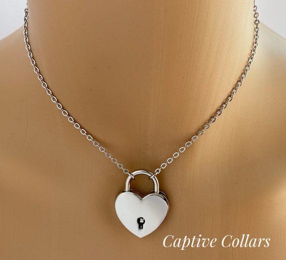 Heart Lock Necklace by Morse and Dainty