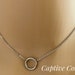 24/7 Wear Submissive Necklace - Locking Option- Discreet Day Collar - BDSM O Ring