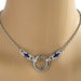 Submissive Day Collar BDSM O Ring Chainmaille Necklace with Locking Options - 24/7 Wear