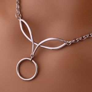 O Ring Collar Submissive Collar Celtic Necklace