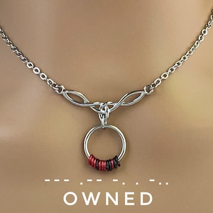 Morse Code Celtic Knot Necklace Gift for Her