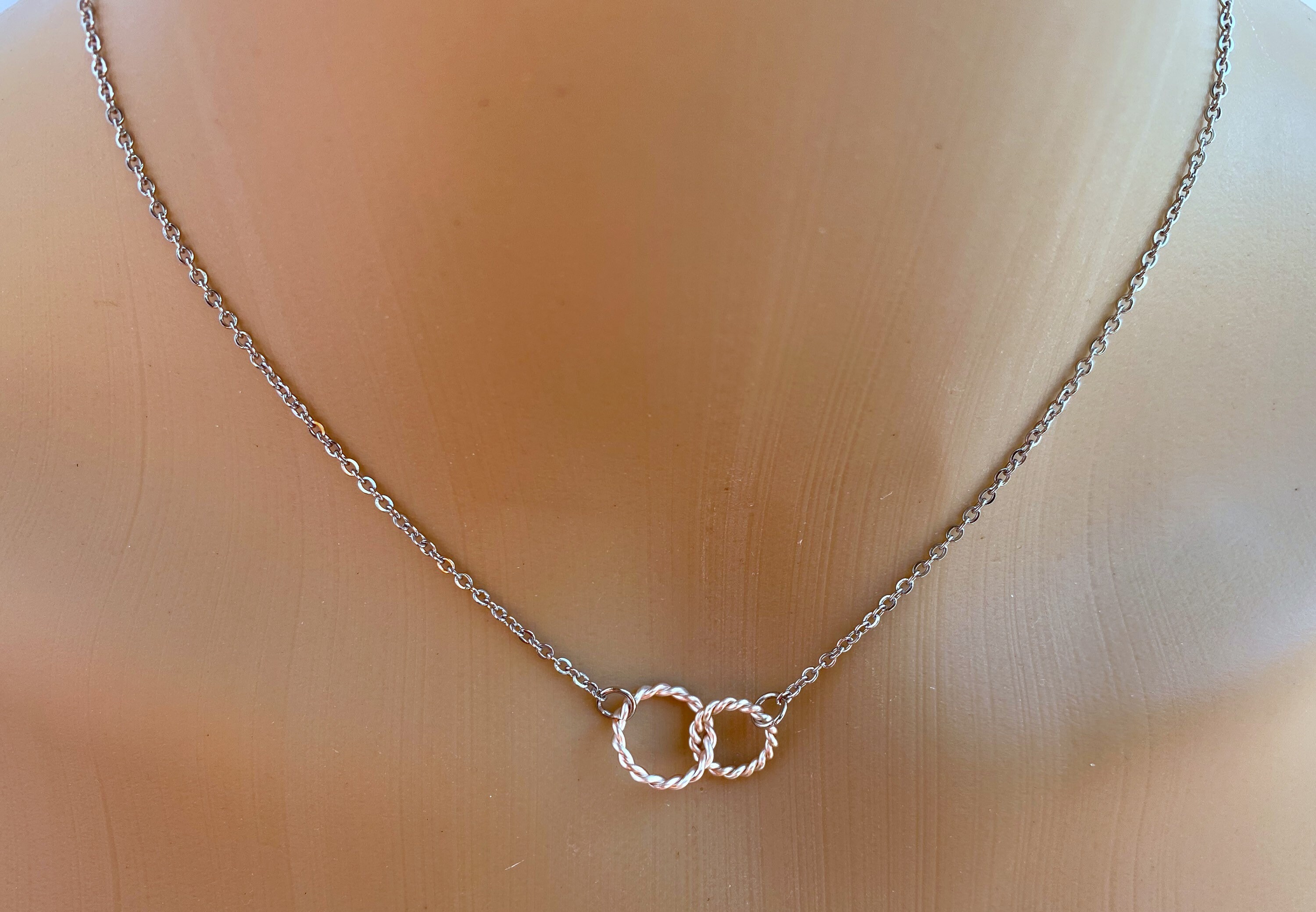 Discreet Day Collar - BDSM O Ring - Submissive Necklace -  Rose Gold,…