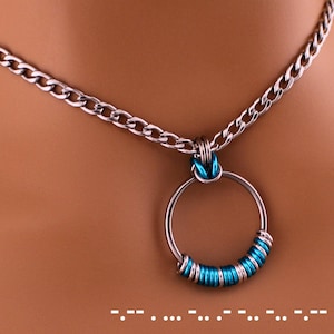 Day Collar Morse Code Necklace