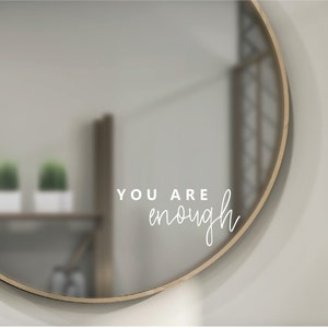  I'm Proud of You, Body Positive Mirror Motivator Decal :  Handmade Products