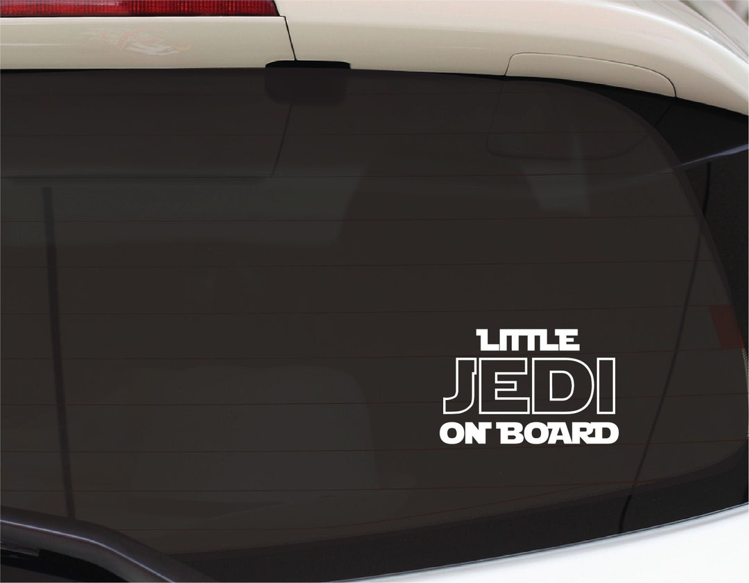 Baby on Board Little JEDI on Board Star Wars Car Decal Vinyl Etsy
