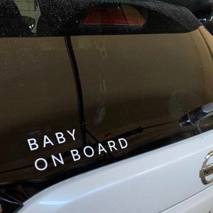 Baby on board Car Decal Vinyl Bumper sticker Vinyl Car Sticker Bumper Decal Little Adventurer Decal Baby Shower Gift Mum to be gift decal