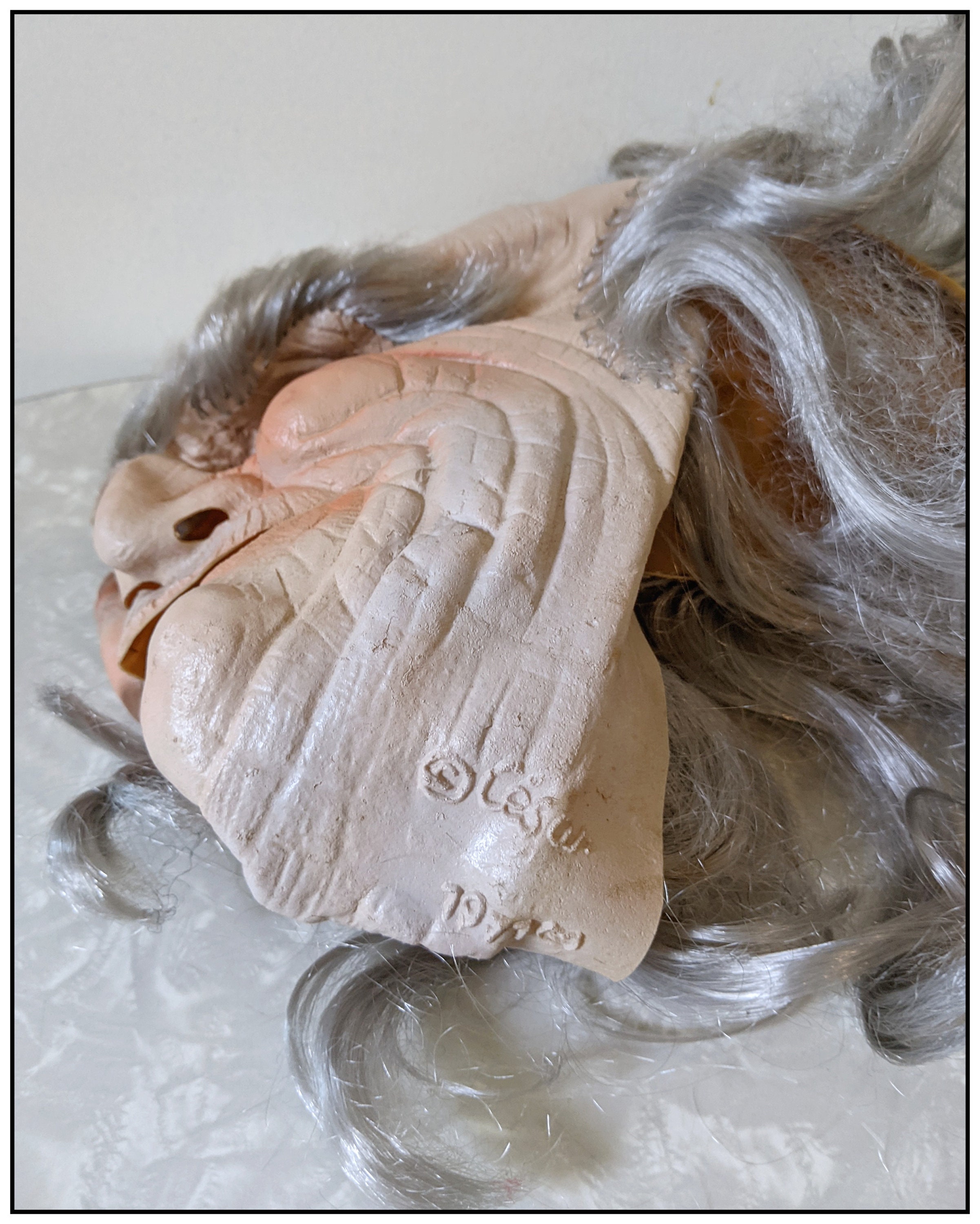 Creepy Old Man Halloween Mask César 1971 Slaughter High Etsy