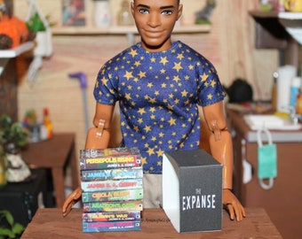 Fashion Doll/ Sized The EXAPNSE Book set 1:6 th scale diorama prop Playscale Packaging Mini Miniature , Action Figure Prop 1/6 th